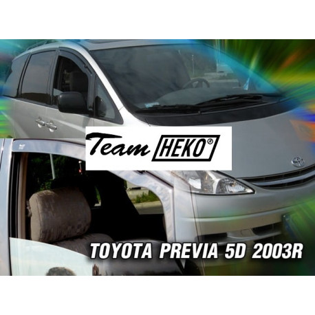 TOYOTA PREVIA 5 durų 2000 → 2005 Langų vėjo deflektoriai priekinėms durims