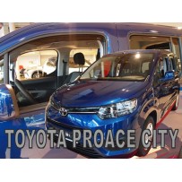 TOYOTA PROACE CITY 5 durų 2019 → Langų vėjo deflektoriai keturioms durims