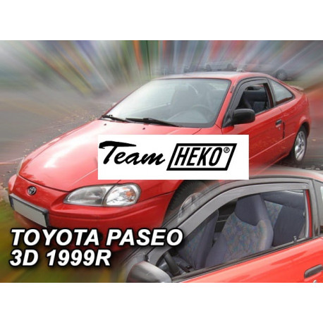TOYOTA PASEO 3 durų 1991 → 1999 Langų vėjo deflektoriai priekinėms durims