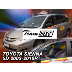 TOYOTA SIENNA 5 durų 2003 → 2010 Langų vėjo deflektoriai priekinėms durims