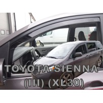 TOYOTA SIENNA 5 durų 2010 → 2020 Langų vėjo deflektoriai priekinėms durims