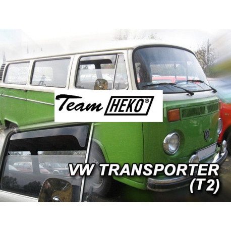 VOLKSWAGEN CARAVELLE / TRANSPORTER T2 durų 1969 → 1979 (OPK) Trumpi Langų vėjo deflektoriai priekinėms durims