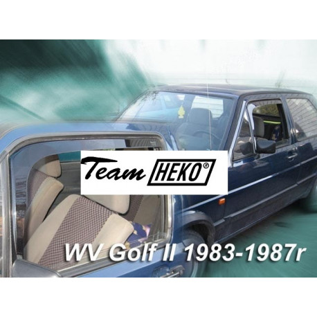 VOLKSWAGEN GOLF II 2 durų 1983 → 1987 Langų vėjo deflektoriai priekinėms durims