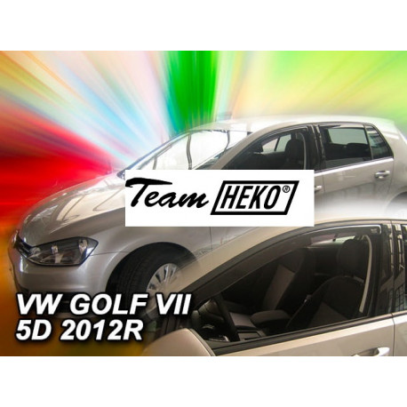 VOLKSWAGEN GOLF VII 5 durų  Variant 2012 → 2020 Langų vėjo deflektoriai priekinėms durims