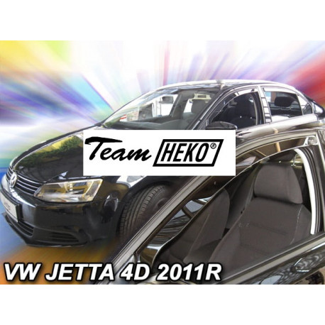 VOLKSWAGEN JETTA  4 durų  2011 → Sedanas Langų vėjo deflektoriai priekinėms durims