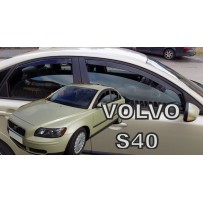 VOLVO S40 4durų 2004 → 2012  (+OT) Langų vėjo deflektoriai keturioms durims