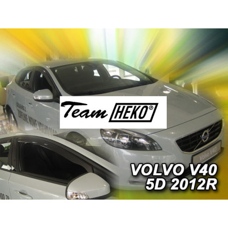 VOLVO V40  5 durų  2012 → 2019 Langų vėjo deflektoriai priekinėms durims