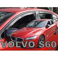 VOLVO S60 4 dūrų 2018 → (+OT) Langų vėjo deflektoriai keturioms durims