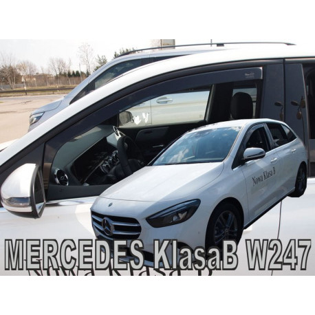 MERCEDES B W247 5 durų 2019 → Langų vėjo deflektoriai priekinėms durims