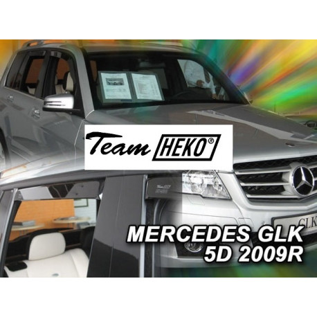 MERCEDES GLK X204 5 durų 2008 → 2015 (+OT) Langų vėjo deflektoriai keturioms durims