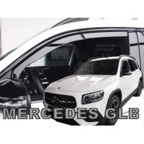 MERCEDES GLB X247 5 durų 2019→ Langų vėjo deflektoriai priekinėms durims