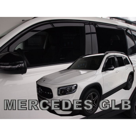 MERCEDES GLB X247 5 dūrų 2019 → Langų vėjo deflektoriai keturioms durims