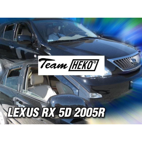 LEXUS RX 5 durų 2003 → 2008 (XU30) Langų vėjo deflektoriai priekinėms durims