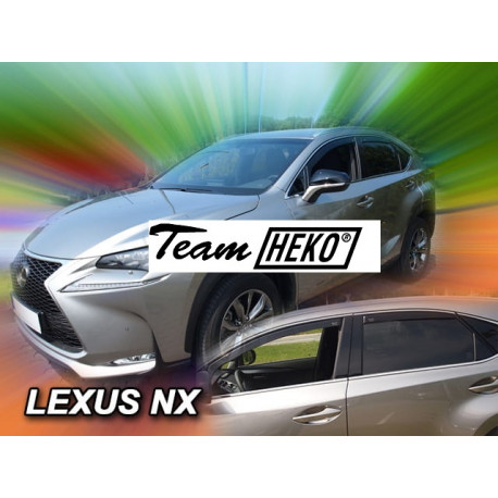 LEXUS NX 5 durų 2014 → 2021 (+OT) Langų vėjo deflektoriai keturioms durims