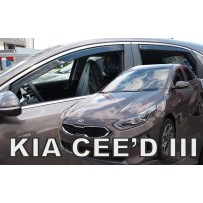 KIA CEED 5 durų 2018 → (+OT) Langų vėjo deflektoriai keturioms durims