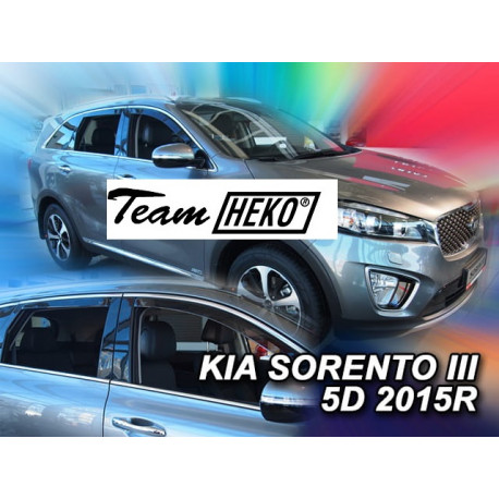 KIA SORENTO III 5 durų 2015 → 2020 (+OT) Langų vėjo deflektoriai keturioms durims