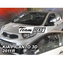 KIA PICANTO II 3 durų 2011 → 2017 Langų vėjo deflektoriai priekinėms durims