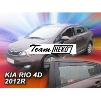 KIA RIO 4 durų 2012 → 2017 (+OT) Sedanas Langų vėjo deflektoriai keturioms durims