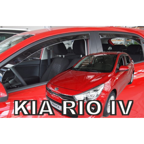 KIA RIO 5 durų 2016 → 2023 (+OT) HB Hečbekas Langų vėjo deflektoriai keturioms durims