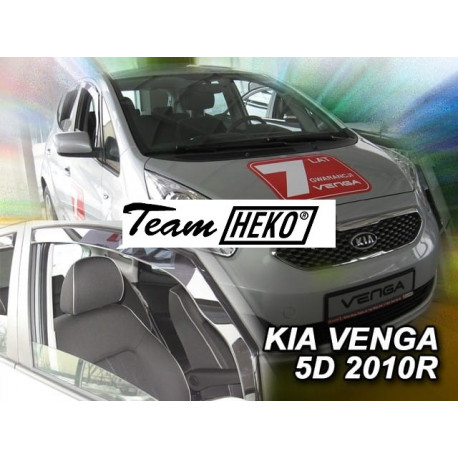 KIA VENGA 5 durų 2010 → (+OT) Langų vėjo deflektoriai keturioms durims