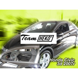 HONDA CIVIC 3 durų 2007 → 2012 Vėjo langų deflektoriai priekinėms durims