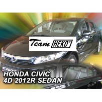 HONDA CIVIC 4 durų 2012 → 2015 +OT   sedanas langų vėjo deflektoriai keturioms durims