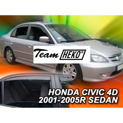 HONDA CIVIC 4 durų 2001 → 2005 Sedanas langų vėjo deflektoriai keturioms durims