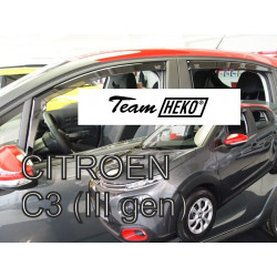 CITROEN C3 5 durų 2016 → 2024 (+OT) langų vėjo deflektoriai keturioms durims