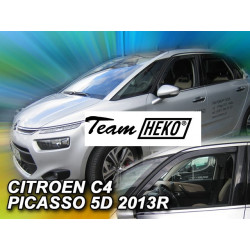 CITROEN C4 PICASSO GRAND Mk2 5d 2013 → 2021 Space Tourer Langų vėjo deflektoriai priekinėms durims