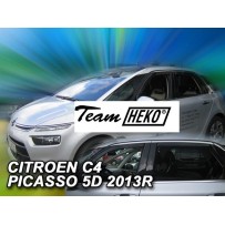 CITROEN C4 PICASSO Mk2 5 durų 2013 → 2019 Space Tourer (+OT) langų vėjo deflektoriai keturioms durims