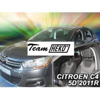 CITROEN C4 II 5 dūrų 2010 → 2017 Langų vėjo deflektoriai priekinėms durims