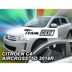 CITROEN C4 AIRCROSS 5 durų 2012 → 2017 langų vėjo deflektoriai priekinėms durims