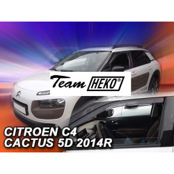 CITROEN C4 CACTUS 5 durų 2014 → 2020 Langų vėjo deflektoriai priekinėms durims