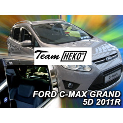 FORD GRAND C-MAX 5 durų 2011 → (+OT) Langų vėjo deflektoriai keturioms durims