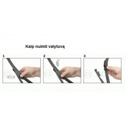 Valytuvai BOSCH AeroTwin AUDI A6 (C6) 2004 → 2011