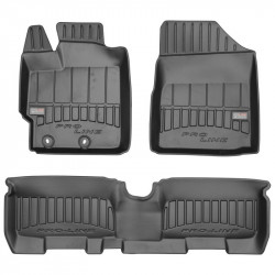 TOYOTA YARIS II 2005 → 2011 Guminiai kilimėliai aukštais borteliais ProLine 3D