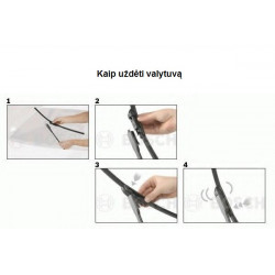 Valytuvai BOSCH AEROTWIN AUDI Q7 2006 → 2015