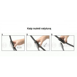 Valytuvai BOSCH AEROTWIN AUDI Q7 2006 → 2015