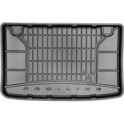 RENAULT CLIO IV HEČBEKAS 5D 2012 → 2020 Guminis bagažinės kilimėlis aukštais borteliais ProLine 3D