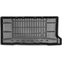 FIAT 500 2007 → Guminis bagažinės kilimėlis aukštais borteliais ProLine 3D