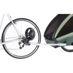 THULE COASTER XT BASIL GREEN vežimėlis vaikui, dviračio priekaba