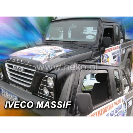 IVECO MASSIF 2D 2007 → 2011 Langų vėjo deflektoriai priekinėms durims