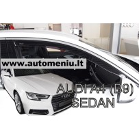 AUDI A4 (B9) 4/5 durų 2016 → SEDANAS/AVANTAS/ALLROAD Langų vėjo deflektoriai priekinėms durims