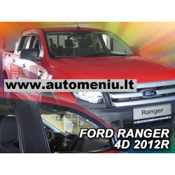 FORD RANGER III 4 durų 2011 → 2023 Langų vėjo deflektoriai priekinėms durims