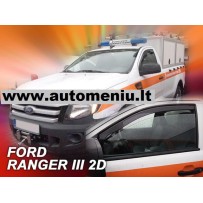 FORD RANGER III 2 durų 2011 → 2023 Langų vėjo deflektoriai priekinėms durims