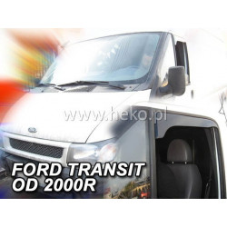 FORD TRANSIT 2 durų 2000 → 2013 (OPK) trumpi Langų vėjo deflektoriai priekinėms durims