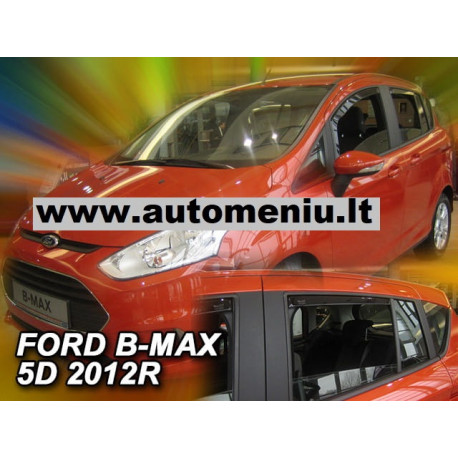 FORD B-MAX 5 durų 2012 → (+OT) Langų vėjo deflektoriai keturioms durims