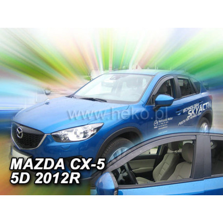 MAZDA CX – 5 5 durų 2011 → 2017 Langų vėjo deflektoriai priekinėms durims