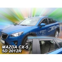 MAZDA CX – 5 5 durų 2011 → 2017 (+OT) Langų vėjo deflektoriai keturioms durims