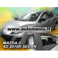 MAZDA 3 5 2008 → 2014 (+OT) Sedanas Langų vėjo deflektoriai keturioms durims